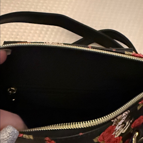 Disney Beauty and the Beast Black and Red Rose Satchel - Picture 6 of 6